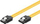 Kabllo SATA MicroConnect SAT15005C6, 0.5m, 6Gb/s, e verdhë