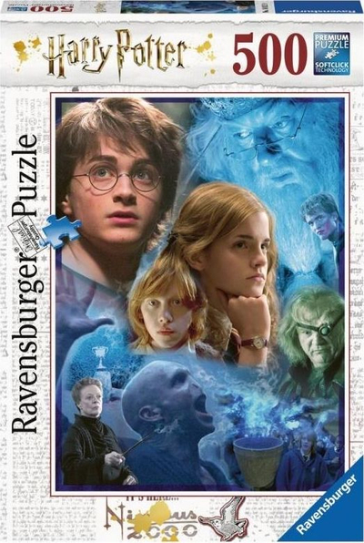 Lodër puzzle Ravensburger Harry Potter at Hogwarts, 9+, 500 elemente