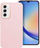 Maskë telefoni Frame për Samsung Galaxy A54 5G, me kornizë kamere, silikoni, rozë e çelët
