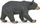 Figurë lodër ari amerikan i zi PAPO Wild Animal Kingdom 50271, PVC, për fëmijë 3+