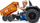 Traktor lodër me pedale Falk Case IH Construction, me rimorkio dhe eskavator, portokalli