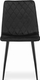 Стол MUF ART Ample Velvet, тапациран, метален, црн