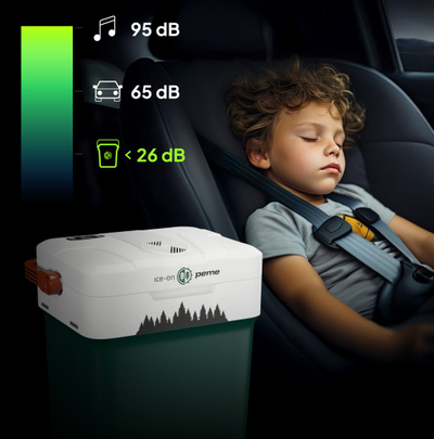 Frigorifer turistik Peme Essential 32 Pine Forest, 25.7L, ftohje dhe ngrohje, jeshile