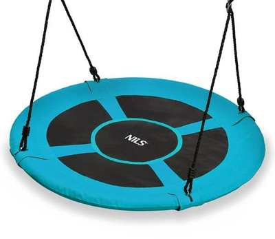 Кружна лулашка NILS Camp NB5031, дијаметар 100 cm, капацитет 150 kg, сина и црна