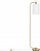 Lampë dyshemeje Beliani Liberia, metal bakri, 155cm, e bardhë