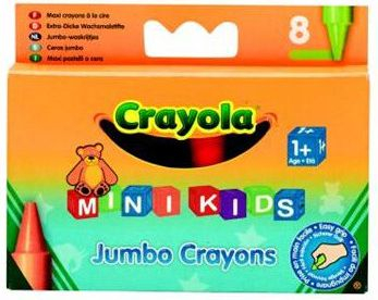 Ngjyra Crayola Jumbo 0080, 8 copë