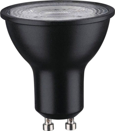 Llambë LED Paulmann GU10 7W, 460lm, 2700K, e zezë mat