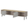 Komodinë TV FELLINI 200 cm, MDF, këmbë metalike, ngjyrë cashmere