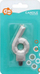 Qiri ditlindje Godan Diamond Metallic, numri 6, 7.6cm, argjendi metalik