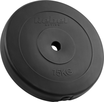 Set peshash Rebel Active, 2x15 kg, vrimë 31 mm, të zeza