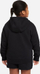 Bluzë me kapuç Nike Sportswear Club Fleece për goca, zinxhir i plotë, junior, e zezë