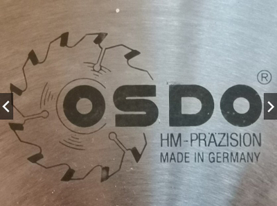 Teh rrethor OSDO HDF 250 x 30 mm, 48 dhëmbë karburi, për dru dhe laminat