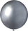 Balon gjigant GoDan, 1 m diametër, me shkëlqim, argjendtë