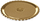 Tabaka njëpërdorimëshe Guardini Gold, PET PP, 28cm, të arta