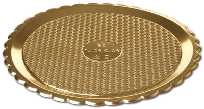 Tabaka njëpërdorimëshe Guardini Gold, PET PP, 28cm, të arta