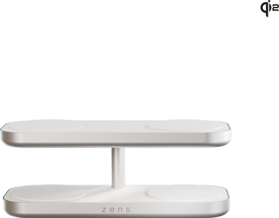 Karikues wireless ZENS Quattro Charger Pro 4, 15W, magnetik, i bardhë