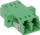 Adapter fibër optike Opton AD-2LC-APC/2LC-APC, single mode, ferrul qeramike, jeshile