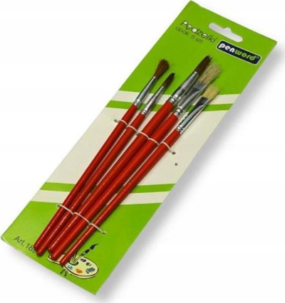 Set furçash Penword Brushes, 5 copë, shumëngjyrëshe