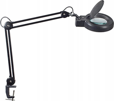 Лупа со светло MAUL MAULviso LED, 50 cm, со стега, црна