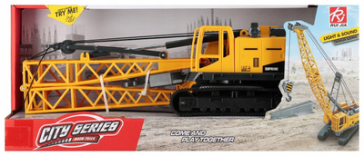 Lodër makinë vinç Mega Creative BUD, 43 cm, plastike, shumëngjyrëshe