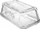 Enë gjalpi Kilner Butter Dish, qelq, 250g, transparente