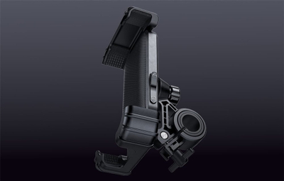 Mbajtëse telefoni për biçikletë Mcdodo Bicycle Phone Holder, rrotullim 360°, për timon biçiklete, e zezë