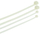 Lidhëse kabllosh Plast-Rol White, 4.8 x 200mm, set 100 copë, të bardha