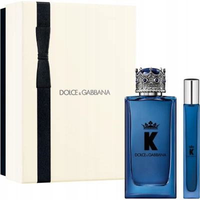 Set parfumesh për burra Dolce &amp; Gabbana K, EDP 100ml, travel spray 10ml, kuti dhurate