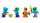 Set lodrash LEGO Minecraft Zombie Dungeon 21587, me figurina, shumëngjyrësh