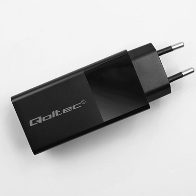 Karikues Qoltec GaN Power Pro, 100W, 1x USB C 1x USB, i zi
