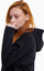 Bluzë me kapuç për goca 4F W 4FWSS24TSWSF1057, Basic Plus, e zezë