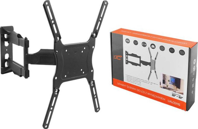 Mbajtëse muri TV Strong LXLCD115, 26-60", me krah që rrotullohet, e zezë