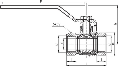 Valvul PERFEXIM WW me dorezë të përforcuar 5/4" (00-001-0320-000)