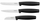 Set thika Fiskars 1014274, 3 copë, zezë