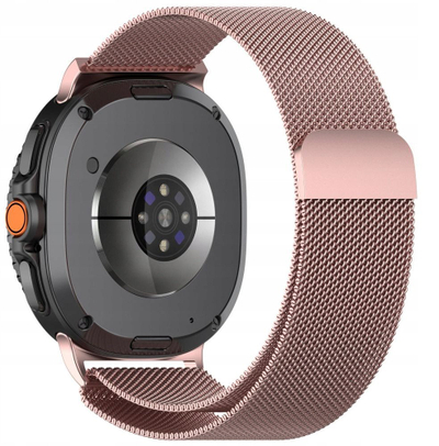 Rrip çeliku Tech-Protect për Samsung Galaxy Watch 8 8 Classic, stil Milanese, i rregullueshëm, rozë