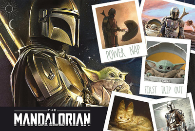 Puzzle Mandalorian TREFL, 160 copë, Super Shape XL, shumëngjyrësh