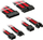 Set kabllosh Kolink CoreStandard EK BRD, 4 kabllo, e zezë e kuqe