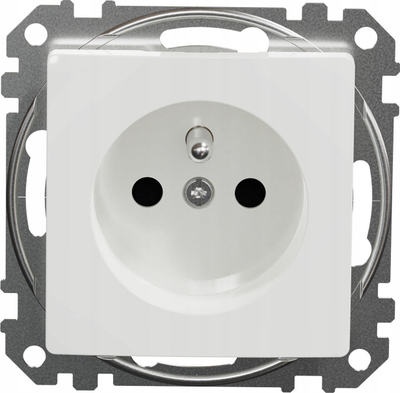 Prizë muri Schneider Electric Sedna Design GN.1-KR.Z/U, Schuko, e bardhë