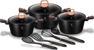 Set tenxhere Berlinger Haus Lumarko bh-6154, të zeza