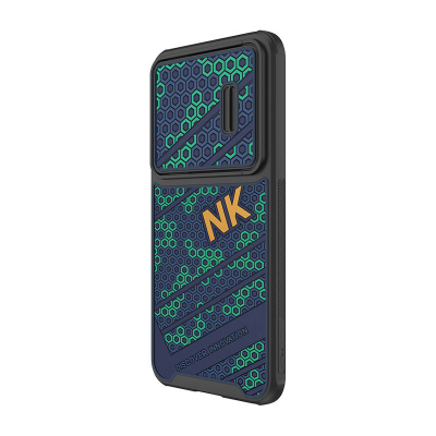 Kllëf telefoni Nillkin Striker për Samsung Galaxy S23, mbrojtës, blu jeshile