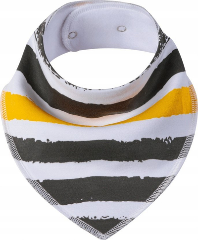 Set bluzëza pambuku Simed Cotton Bib Mustache, 2 copë, shumëngjyrëshe