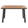 Tavolinë alumini me polywood 120×80×72 cm (HM5562.02), gri