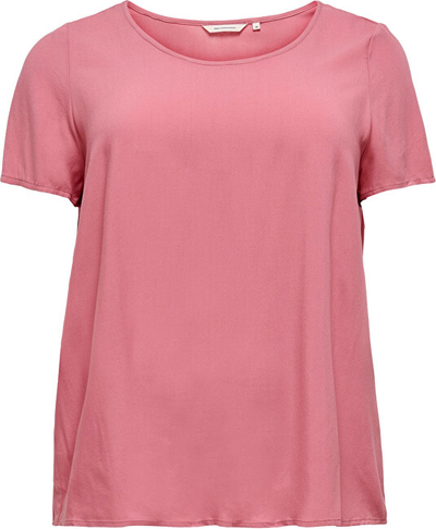 Bluzë ONLY CARMAKOMA Loose Fit CARFIRSTLY LIFE 15226657, rozë 46