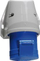 Prizë murale industriale Bals 11765, 16A 3P, 230V IP44, blu