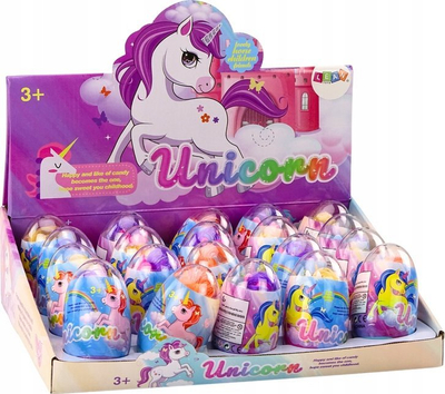 Figurinë lodër Unicorn Magic Egg Mix, me vezë, me krehër, shumëngjyrëshe