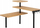 Raft këndor bambu, 3 nivele, beige