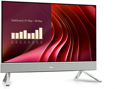 Kompjuteri Dell 24 All-in-One EC24250, i5-1334U, 16GB, 512GB SSD, 23.8" FHD, i bardhë