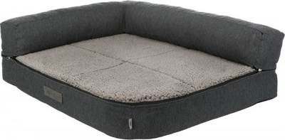Shtrat për qen Trixie Vital Bendson Sofa, me memory foam, 100 x 80 x 30 cm, gri e errët