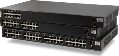 Midspan PoE Microchip HIGHPOWER, 12 porta, 36W, për EU