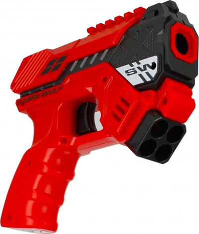 Pistole lodër Mega Creative Dart Gun, me gjithë ato pajisje, ngjyra t’përziera
